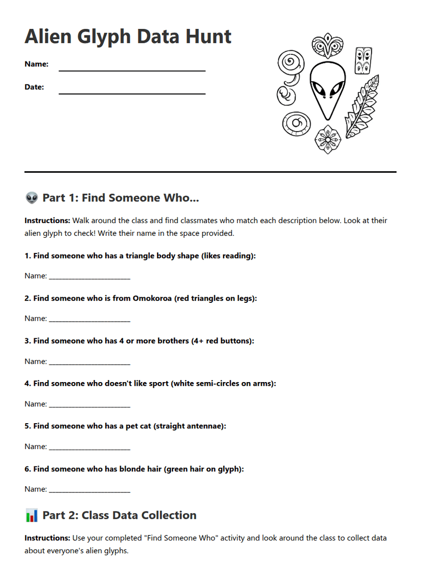Alien Glyph Data Hunt