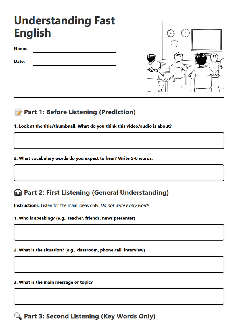 Understanding Fast English