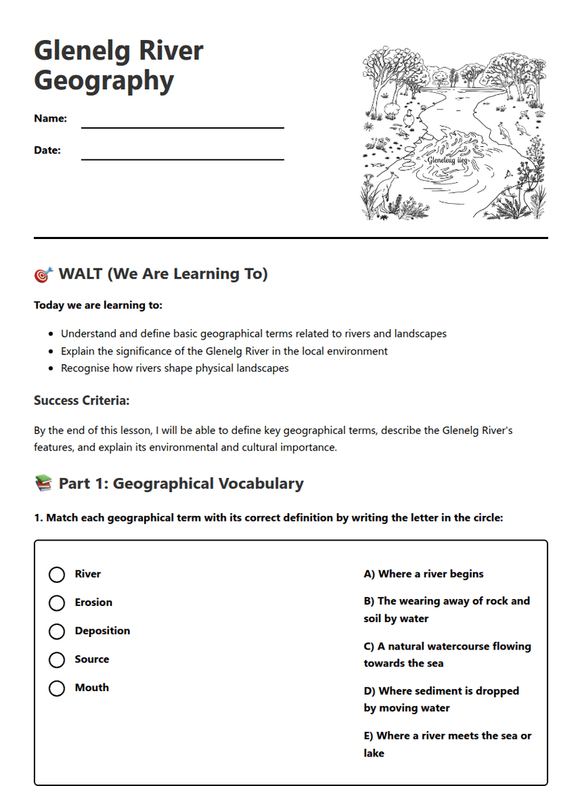 Glenelg River Geography