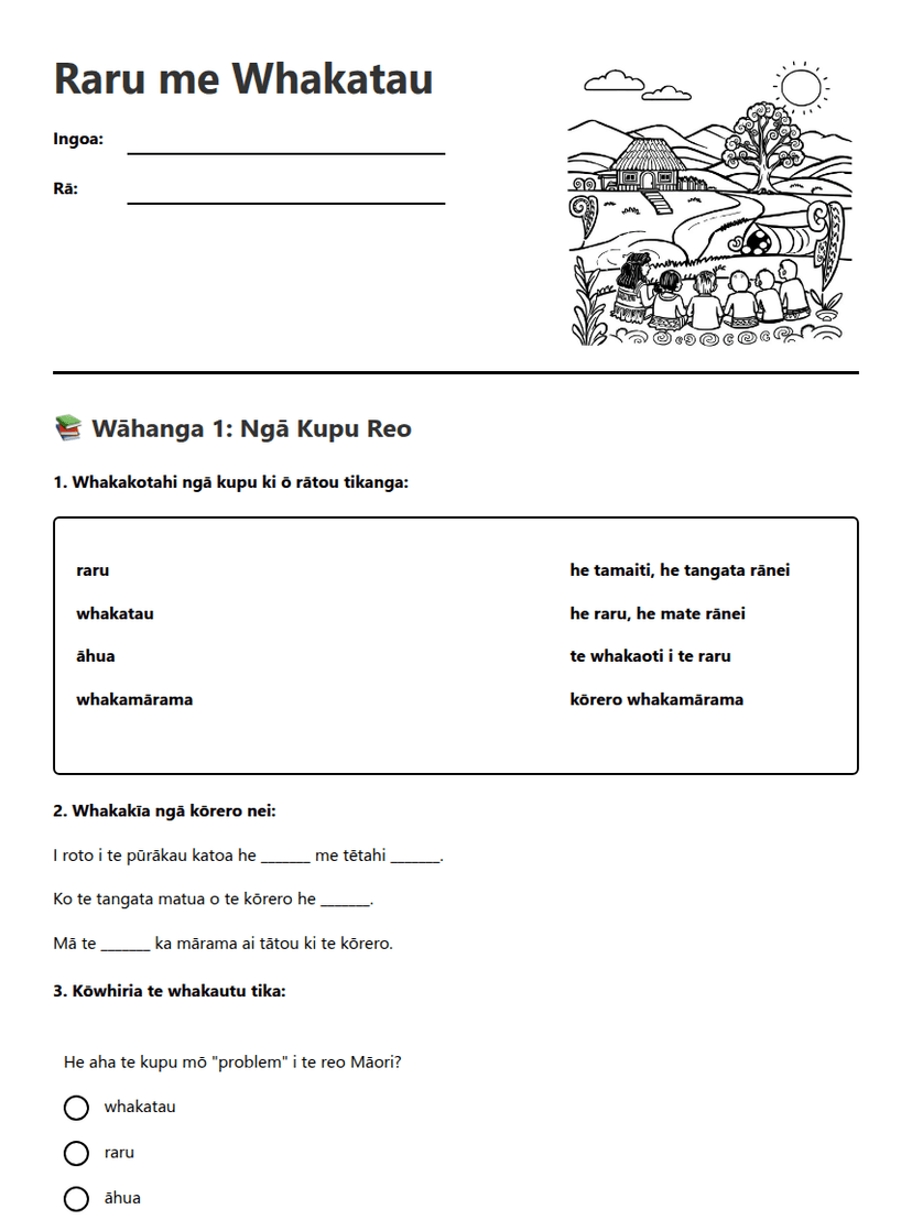 Raru me Whakatau