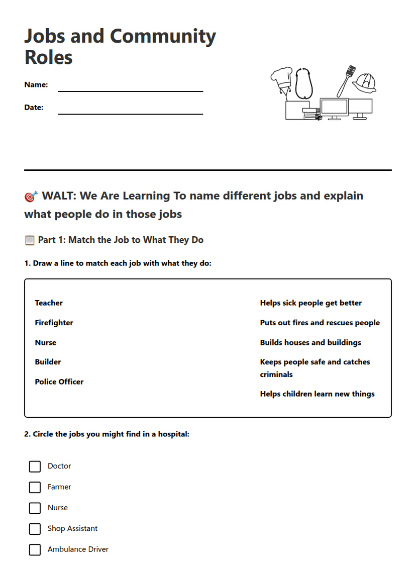 Jobs and Community Roles
