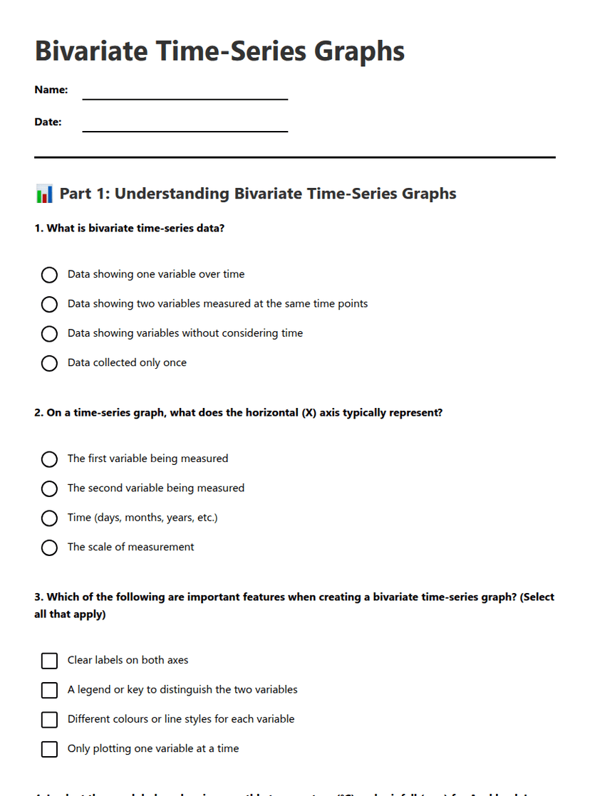 Bivariate Time-Series Graphs