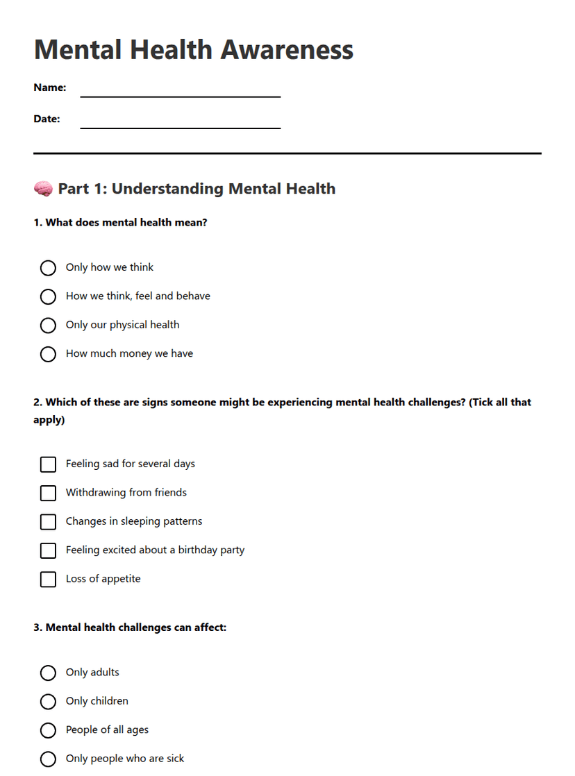 Mental Health Awareness