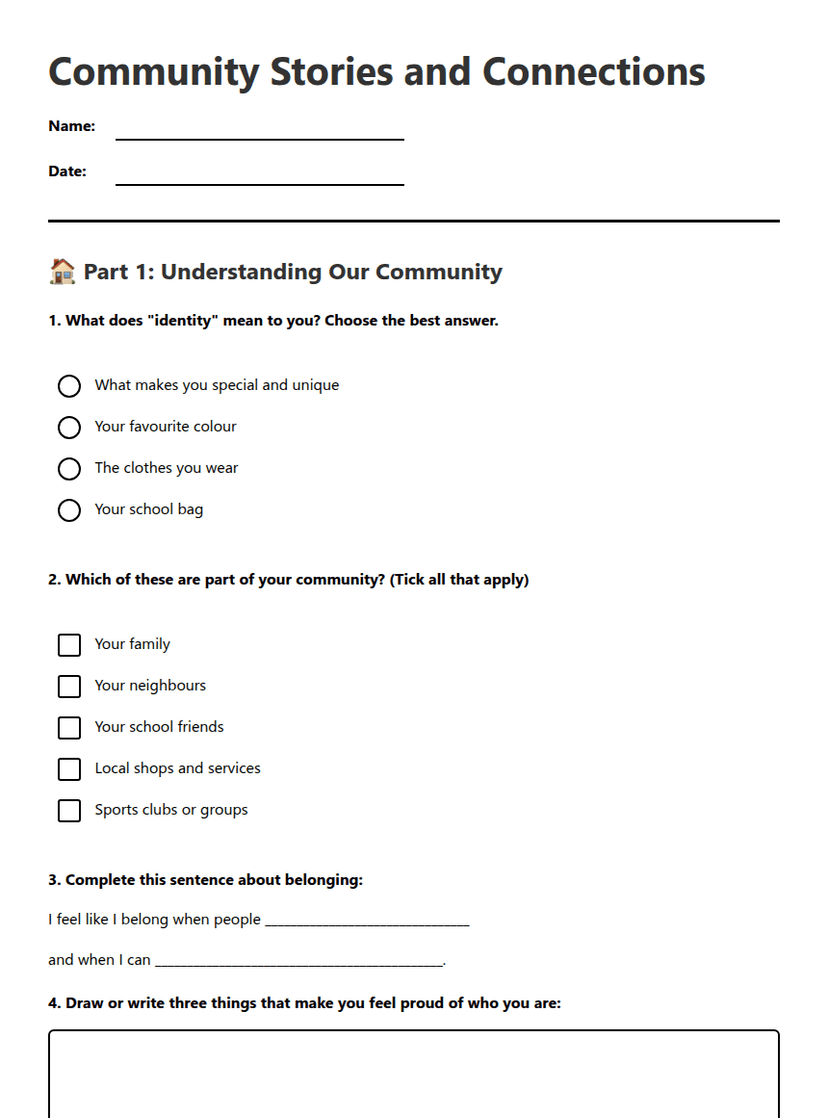 Community Stories and Connections