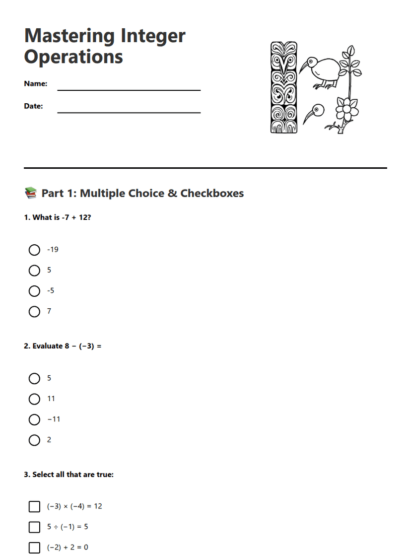 Mastering Integer Operations