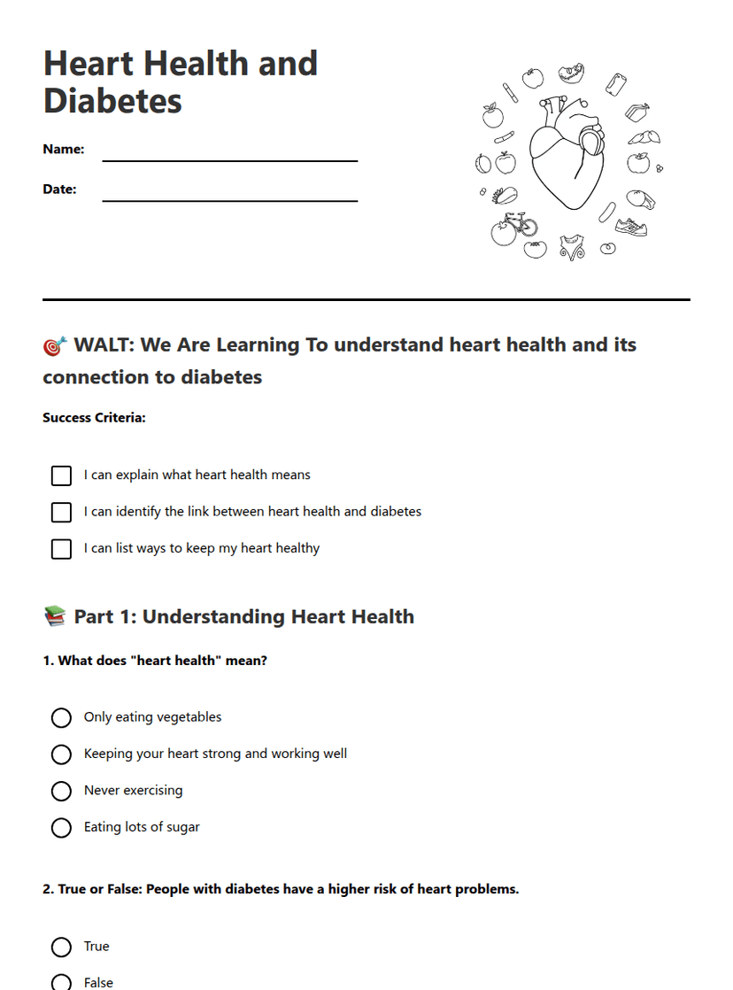 Heart Health and Diabetes