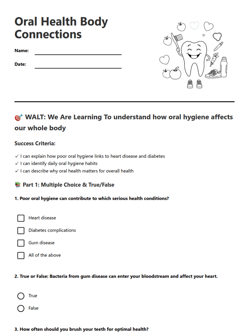 Oral Health Body Connections
