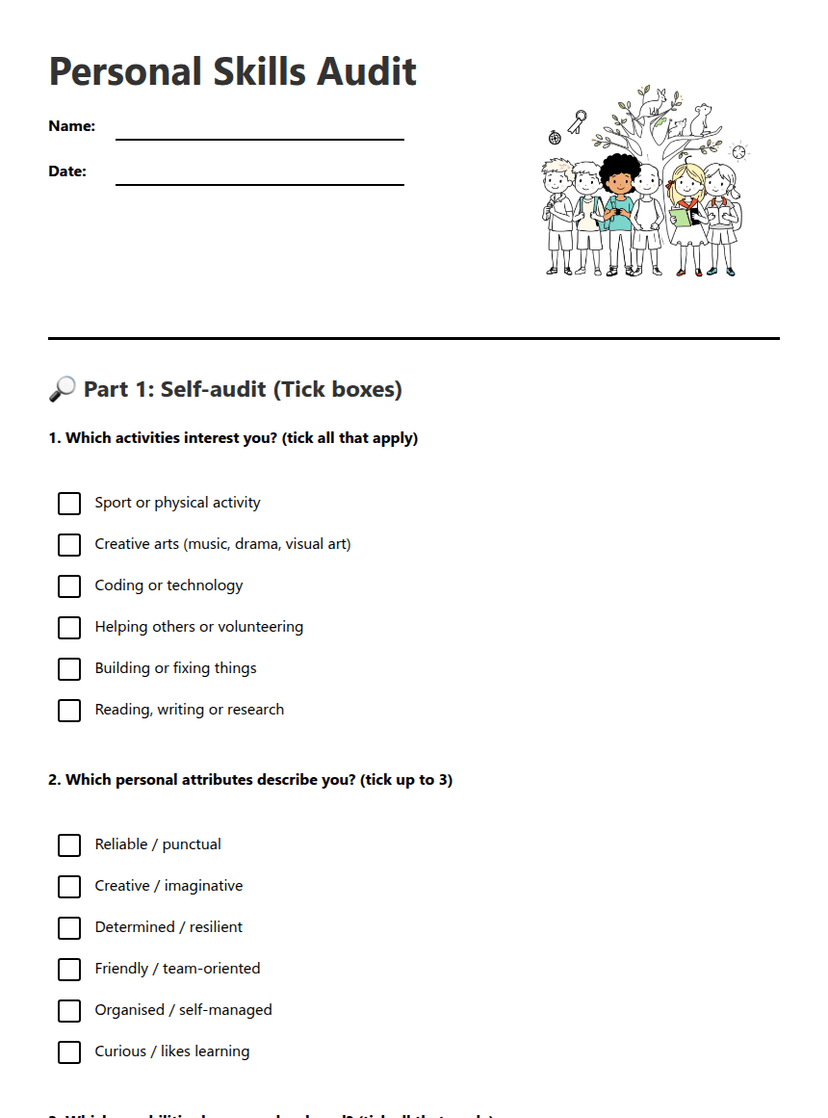 Personal Skills Audit