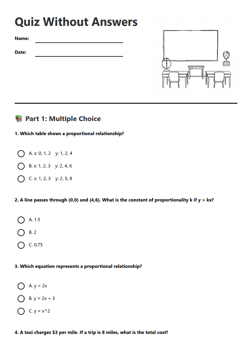 Quiz Without Answers