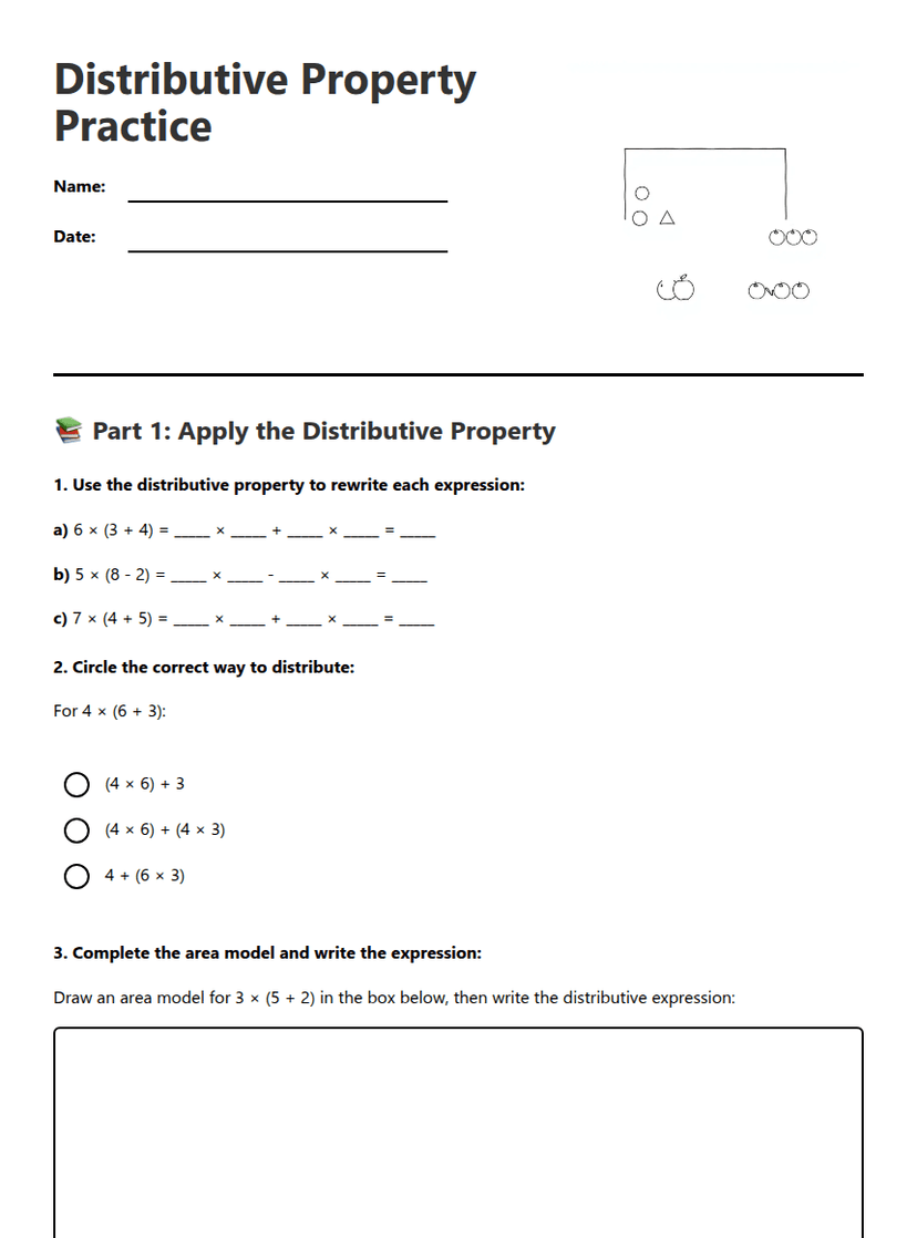 Distributive Property Practice