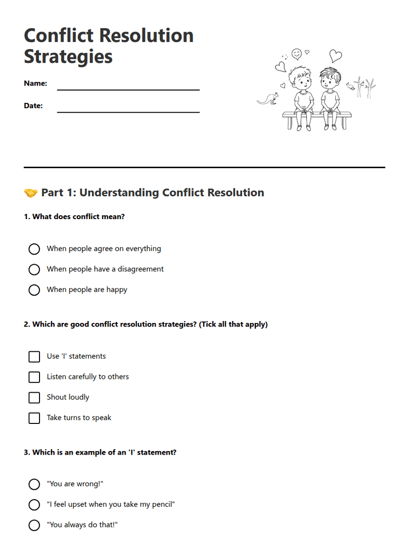 Conflict Resolution Strategies
