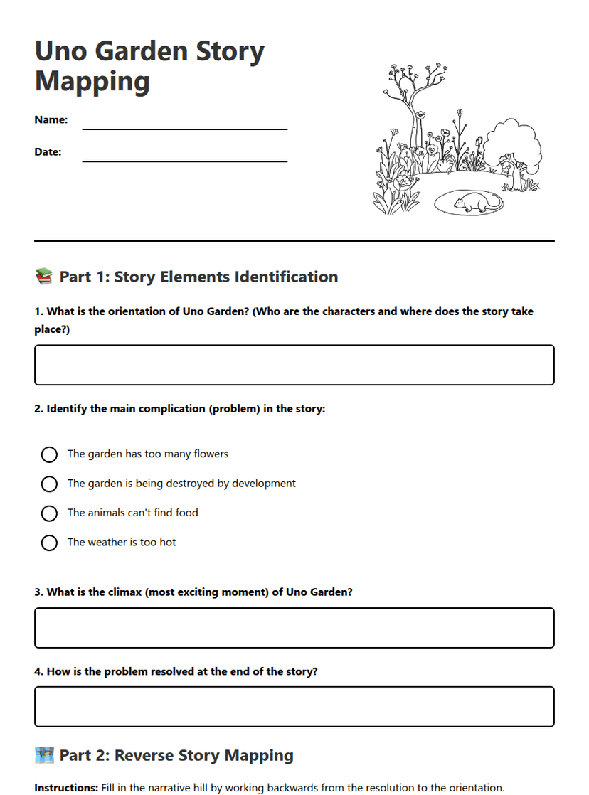 Uno Garden Story Mapping