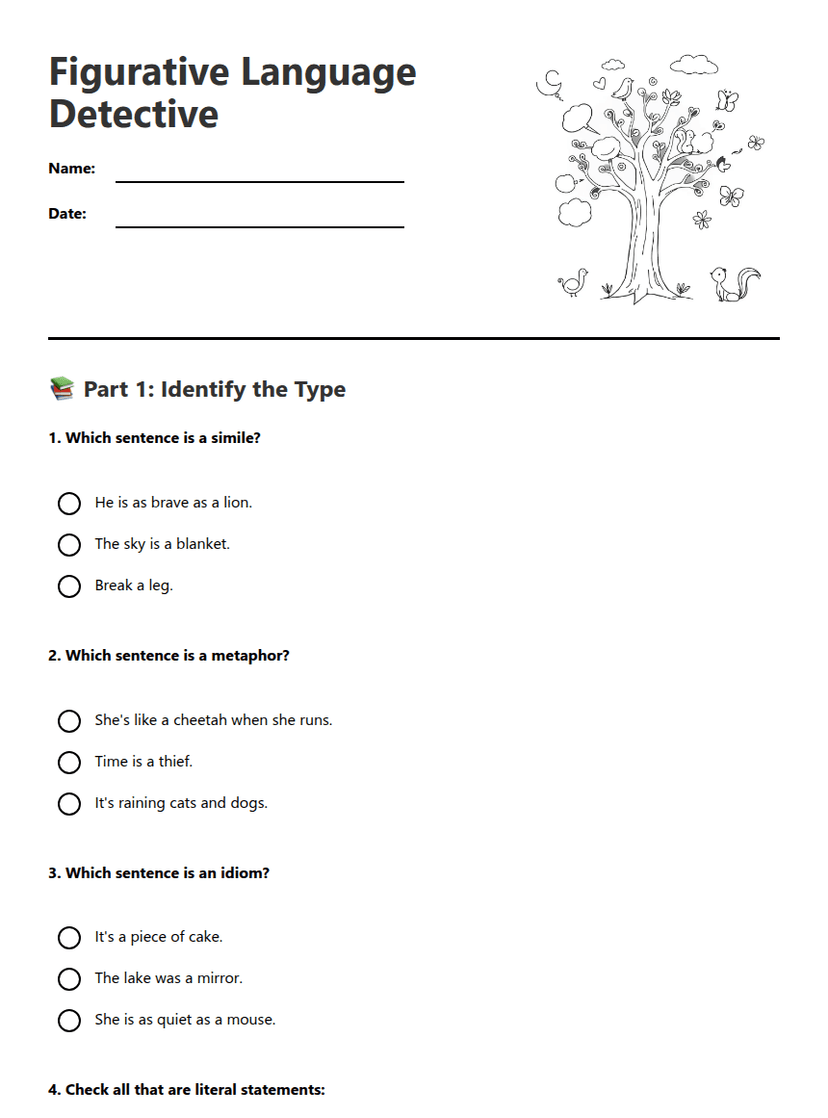 Figurative Language Detective