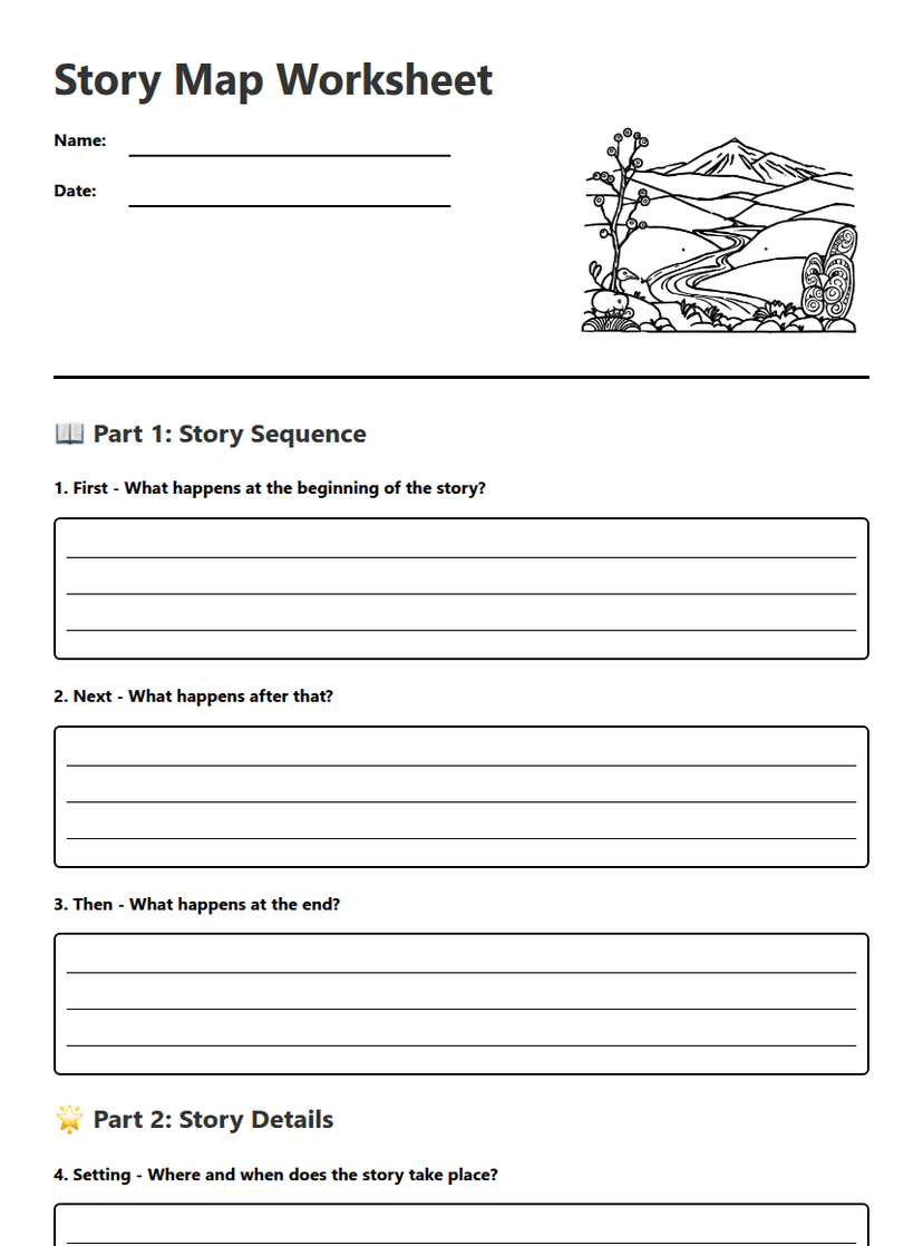 Story Map Worksheet