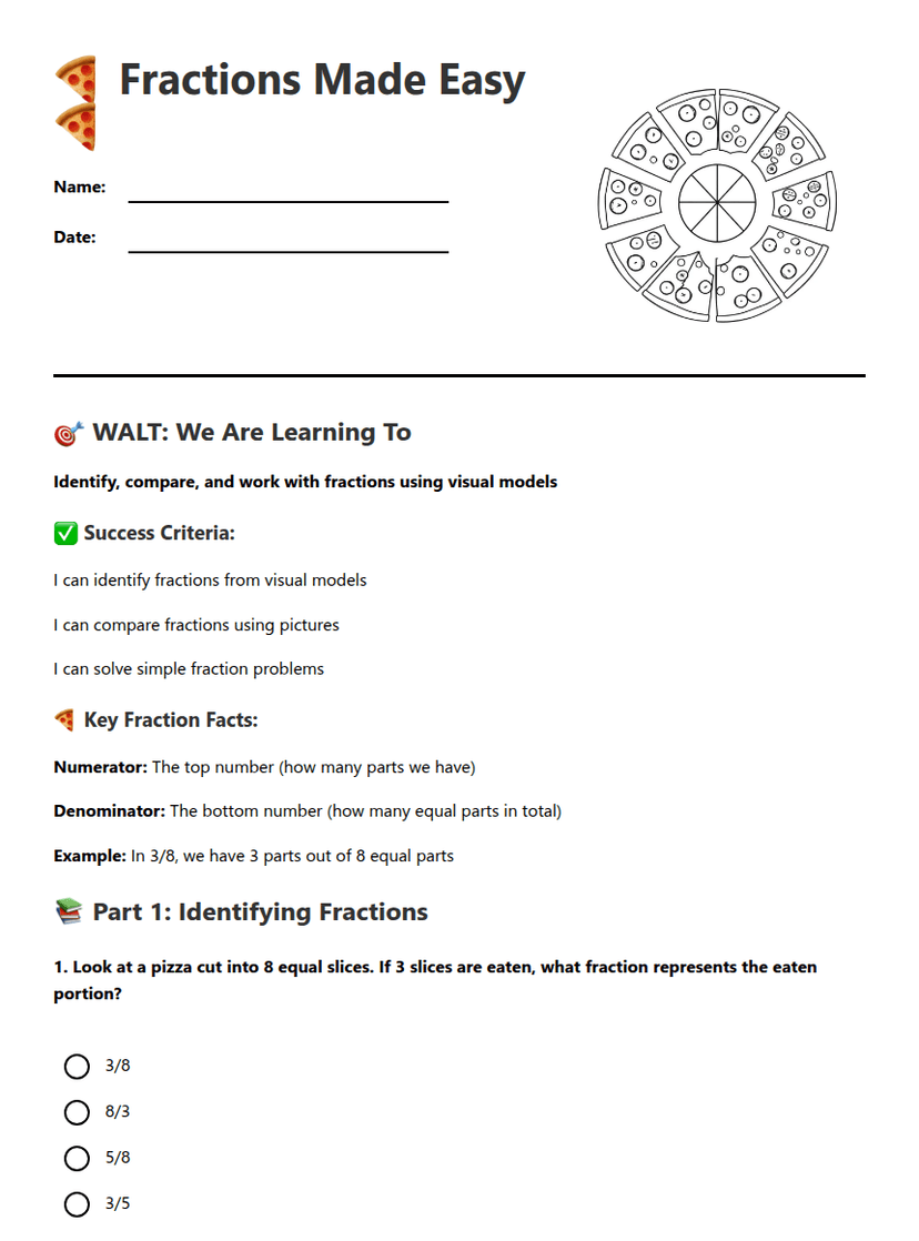Fractions Made Easy