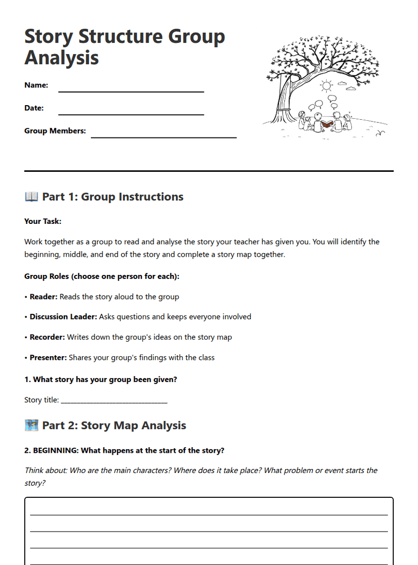 Story Structure Group Analysis