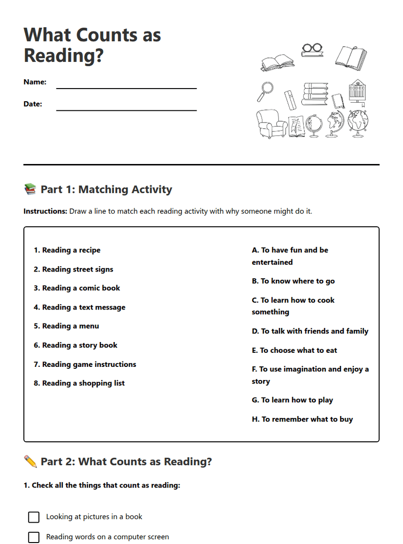What Counts as Reading?