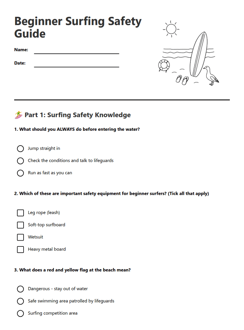 Beginner Surfing Safety Guide