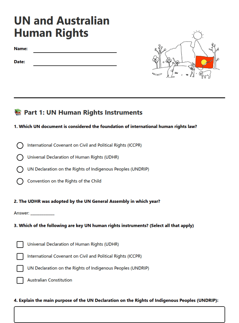 UN and Australian Human Rights