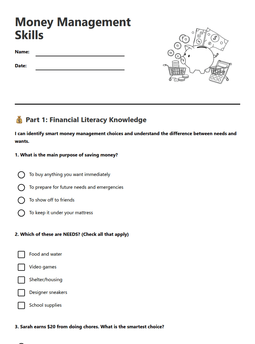 Money Management Skills