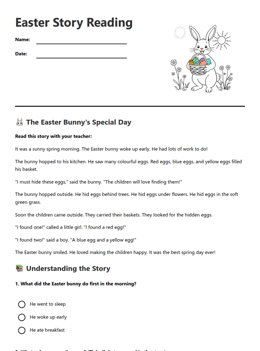 Easter Story Reading
