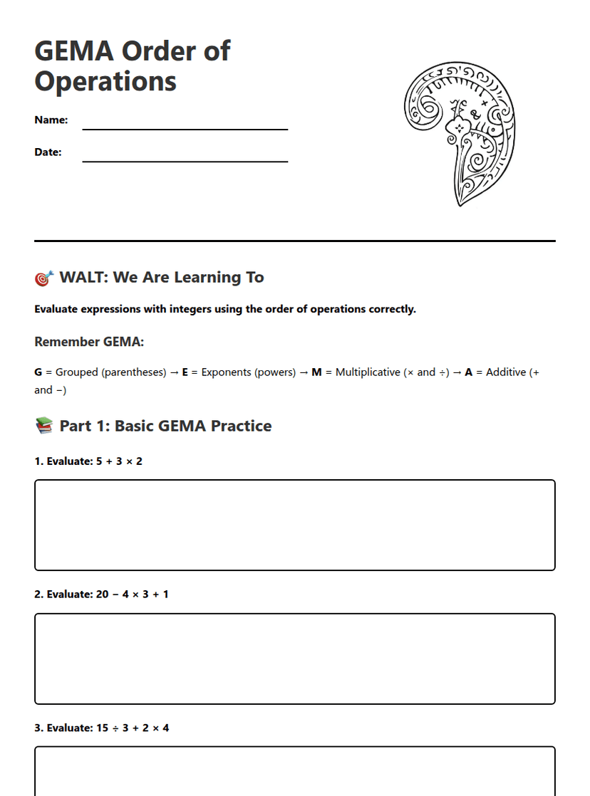 GEMA Order Operations