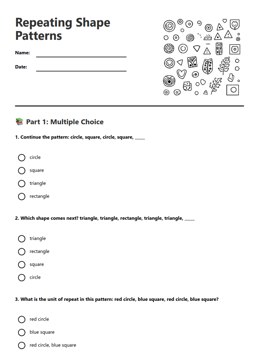 Repeating Shape Patterns