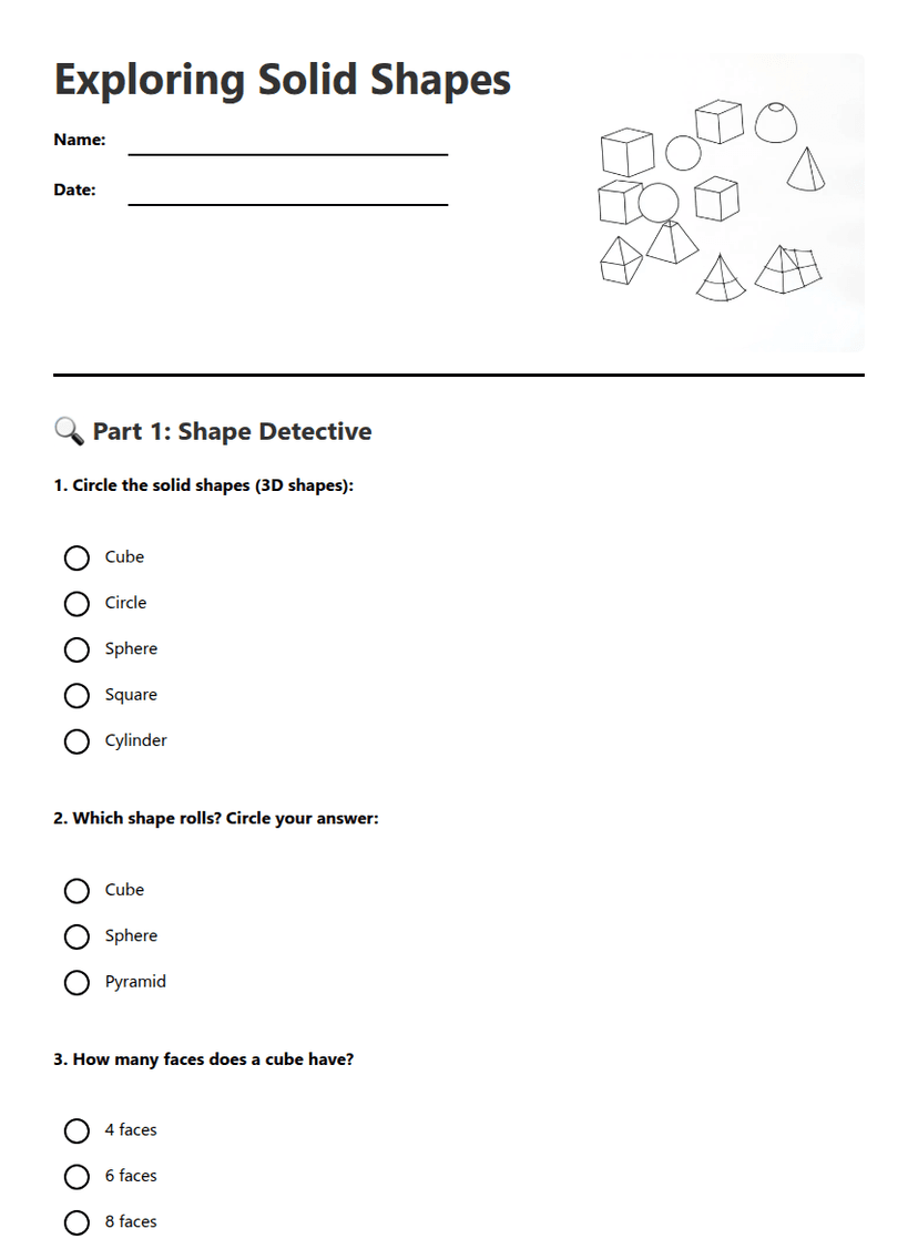 Exploring Solid Shapes