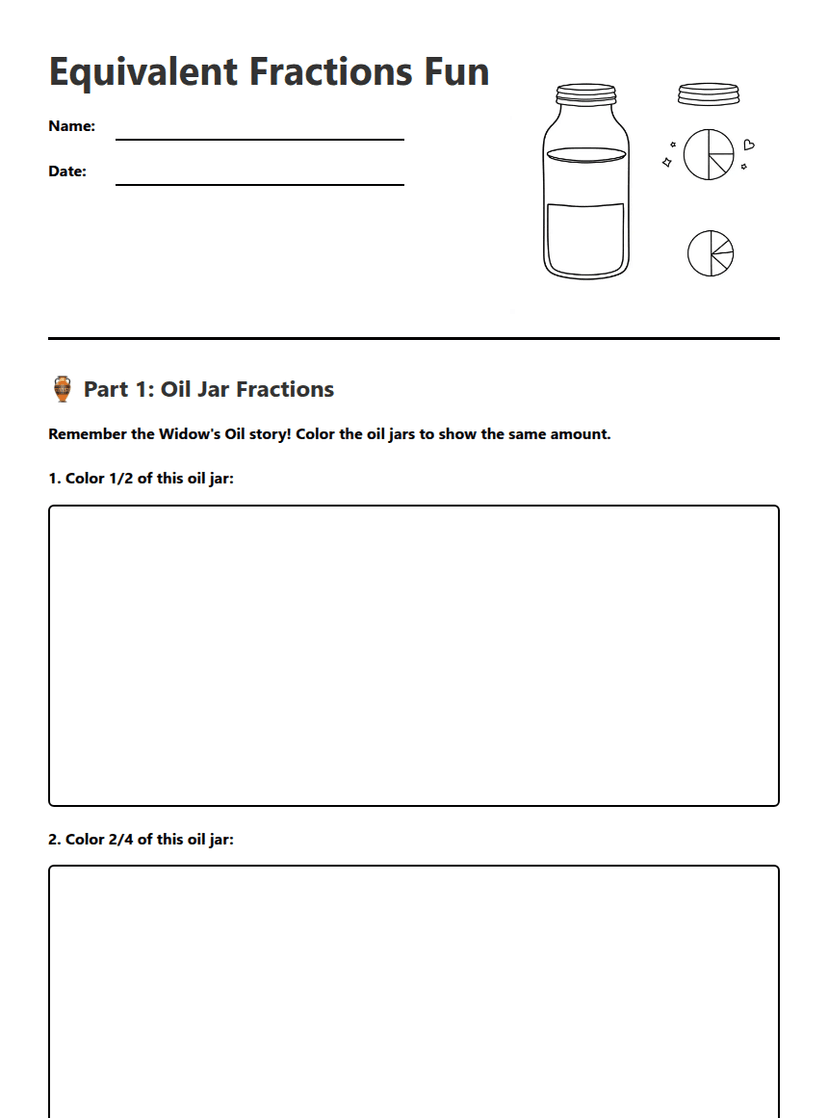 Equivalent Fractions Fun