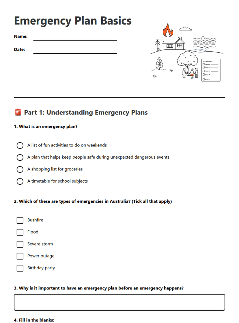 Emergency Plan Basics