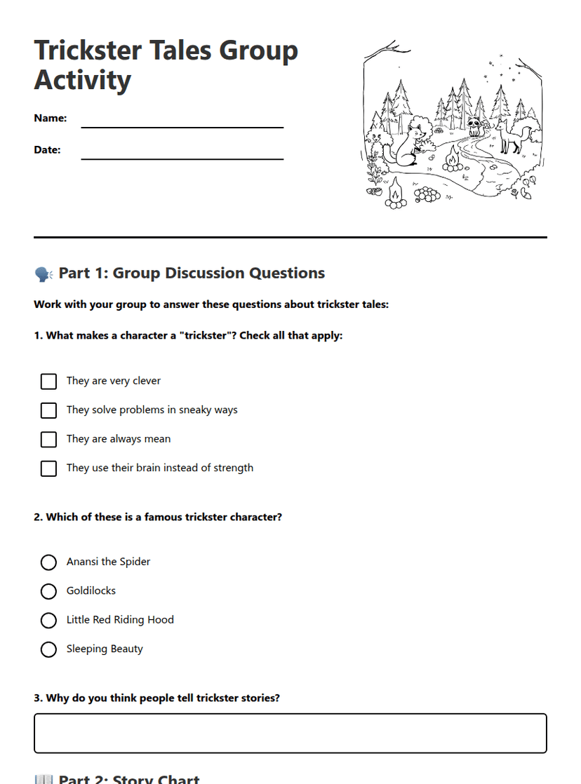Trickster Tales Group Activity