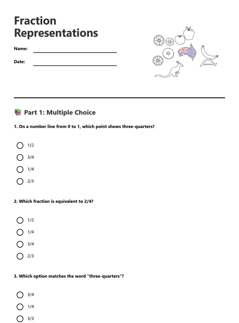 Fraction Representations