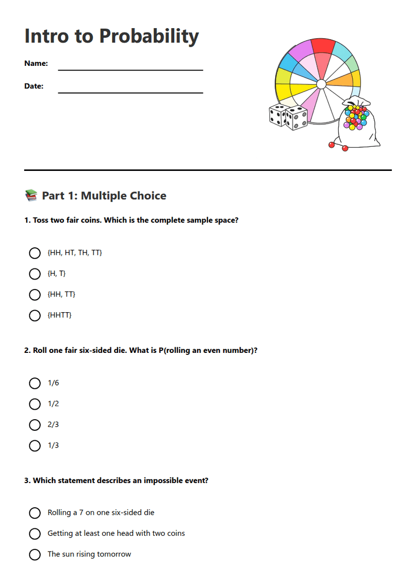 Intro to Probability