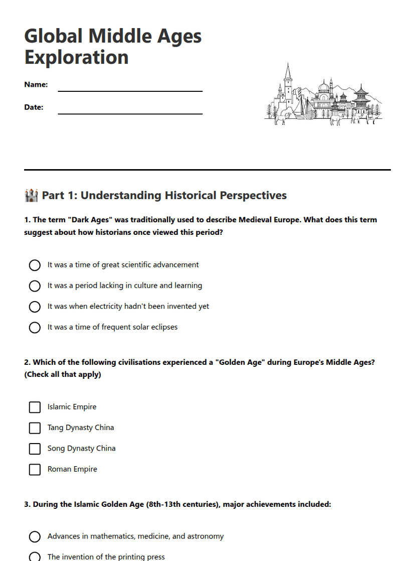 Global Middle Ages Exploration