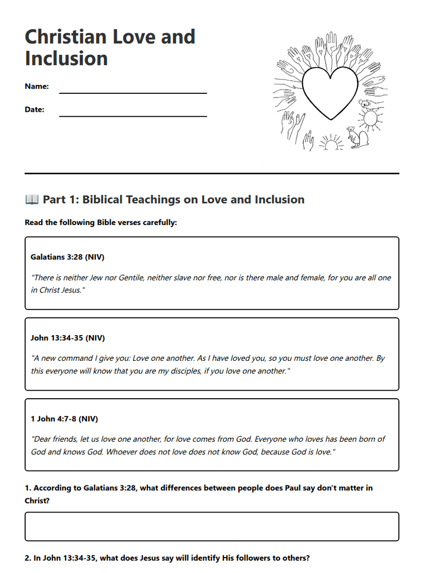 Christian Love and Inclusion