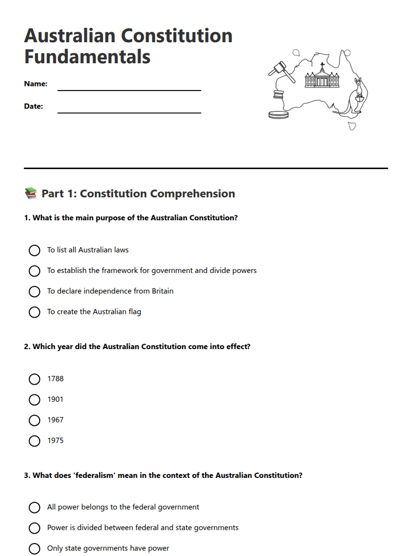 Australian Constitution Fundamentals