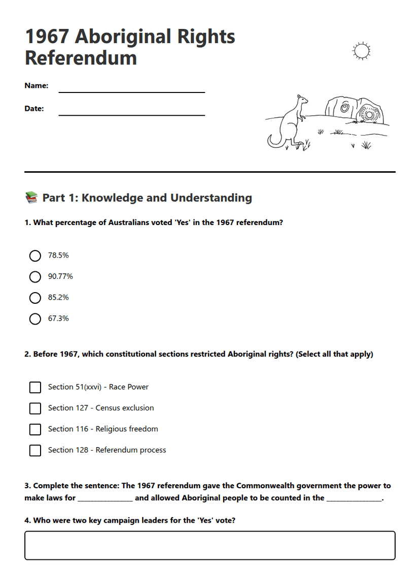 1967 Aboriginal Rights Referendum