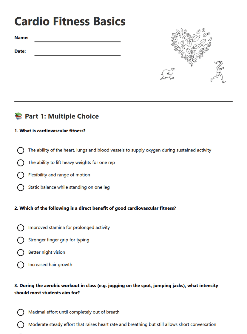 Cardio Fitness Basics