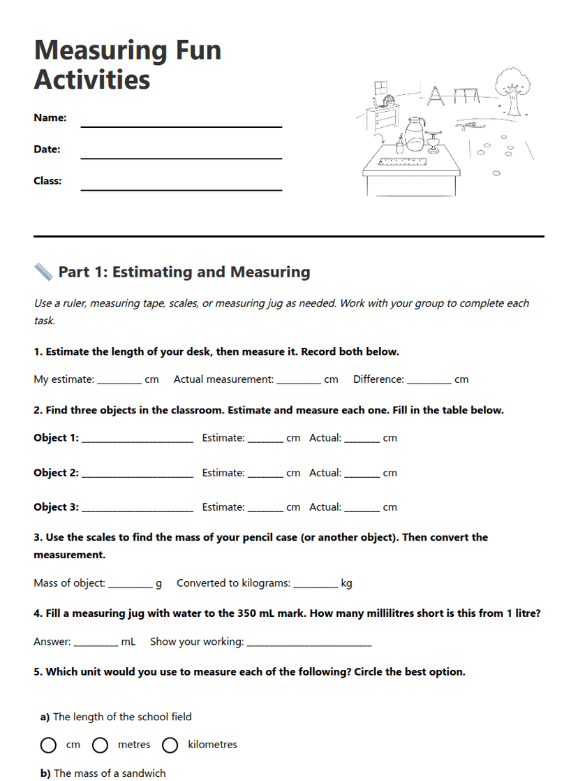 Measuring Fun Activities