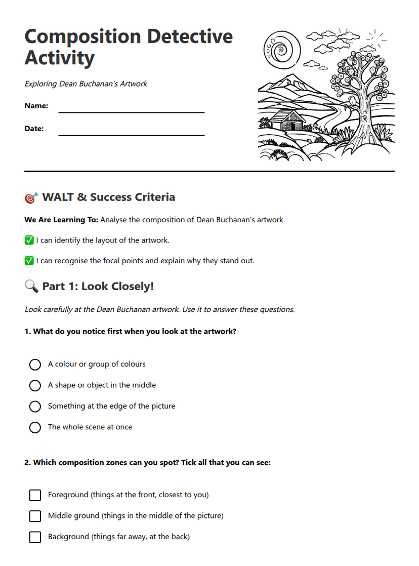 Composition Detective Worksheet