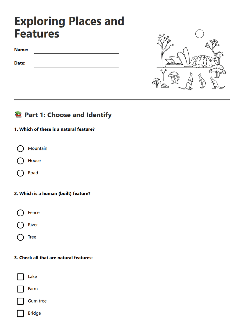 Exploring Places and Features