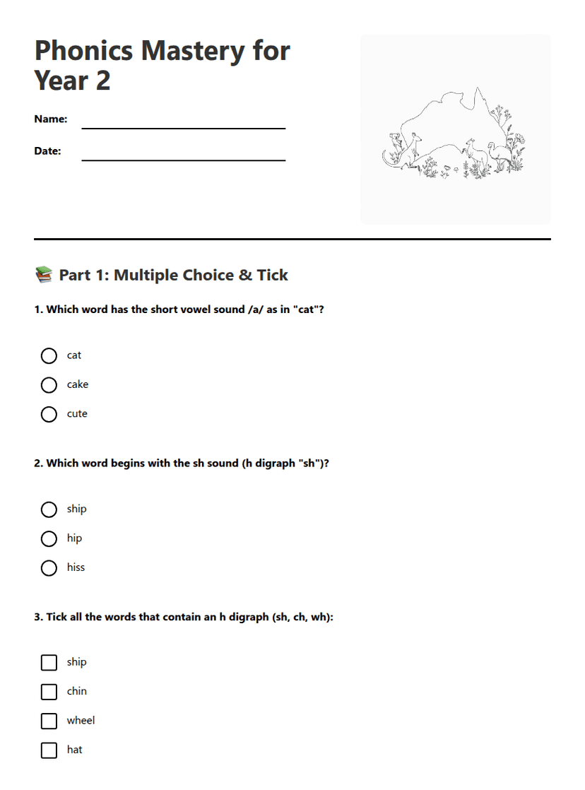Phonics Mastery for Year 2