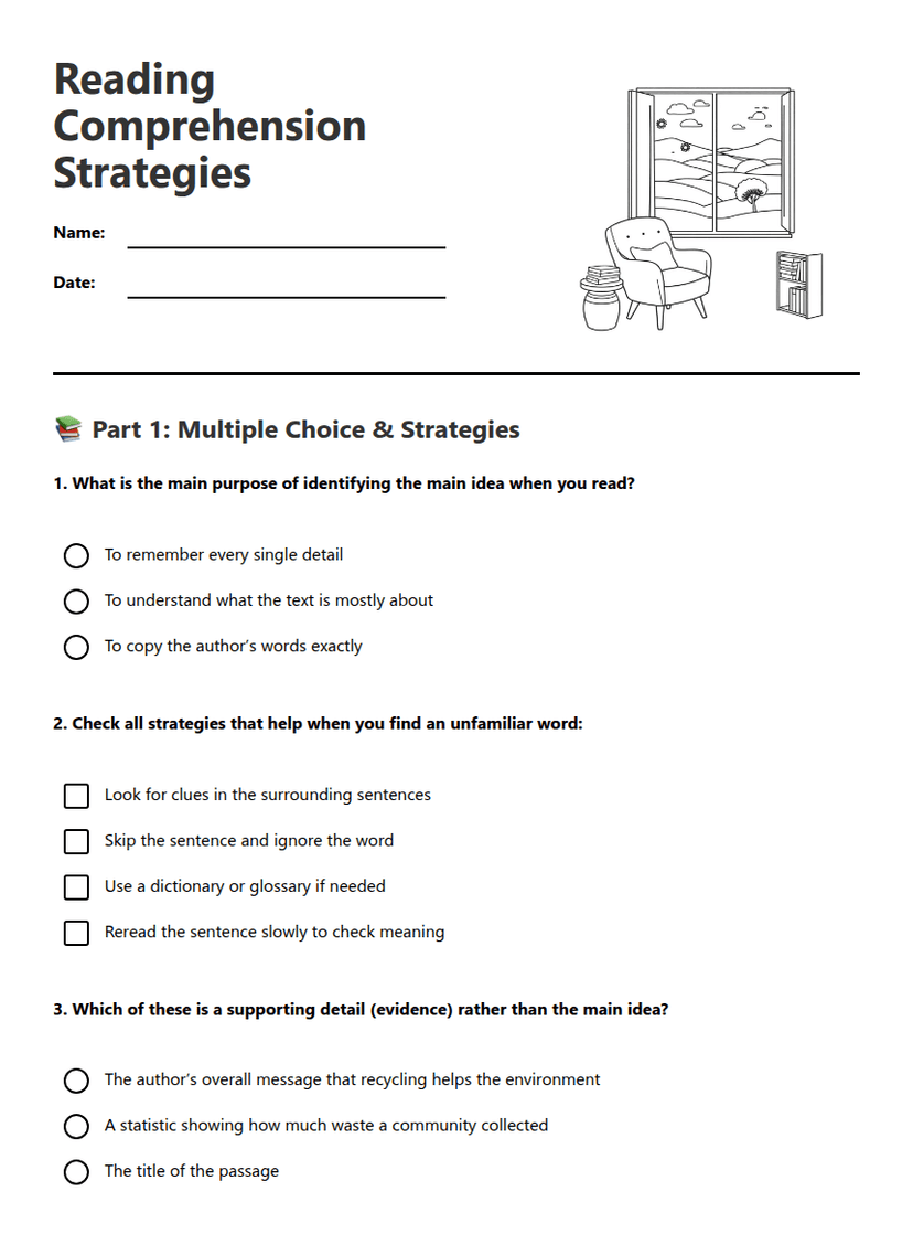 Reading Comprehension Strategies