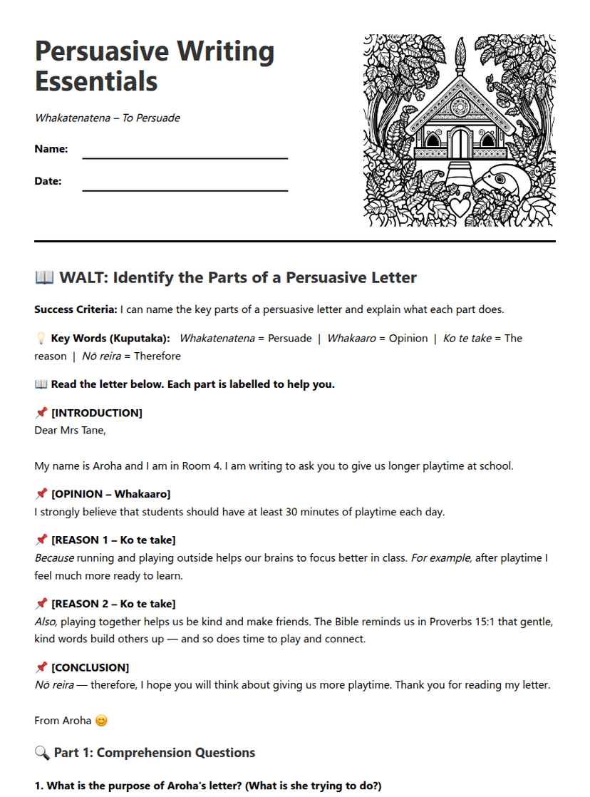 Persuasive Writing Essentials