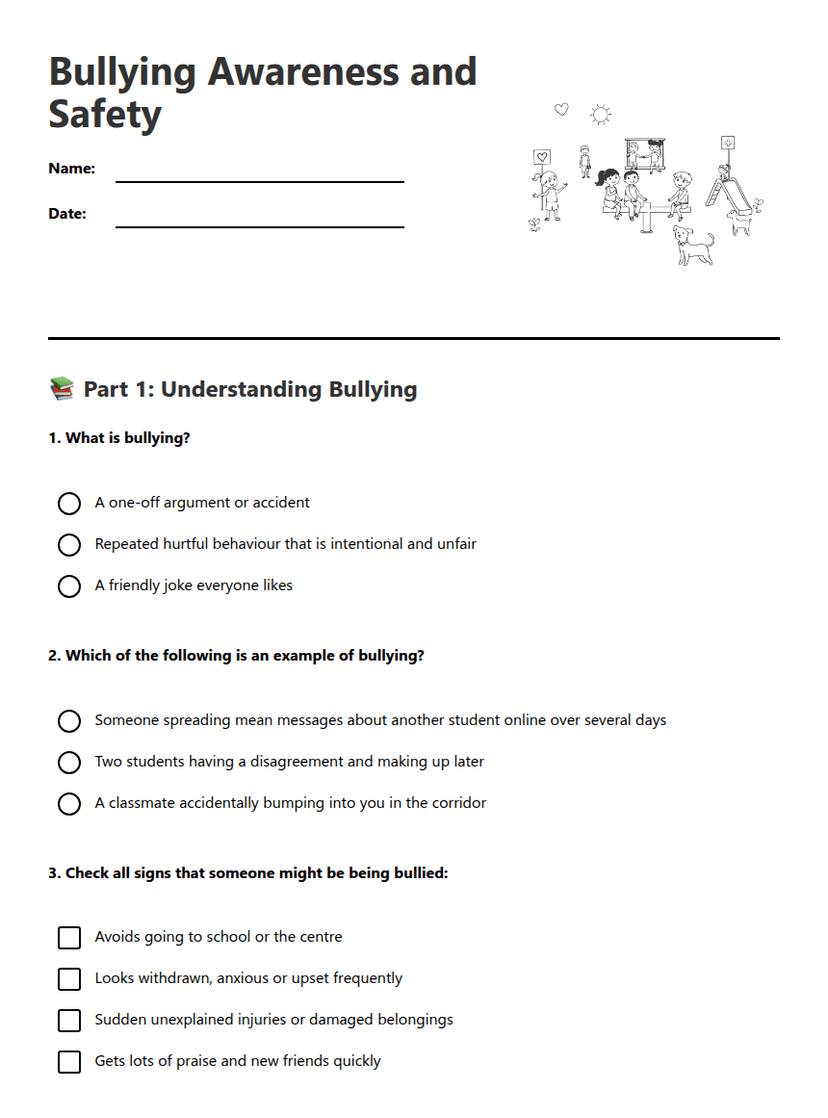 Bullying Awareness and Safety