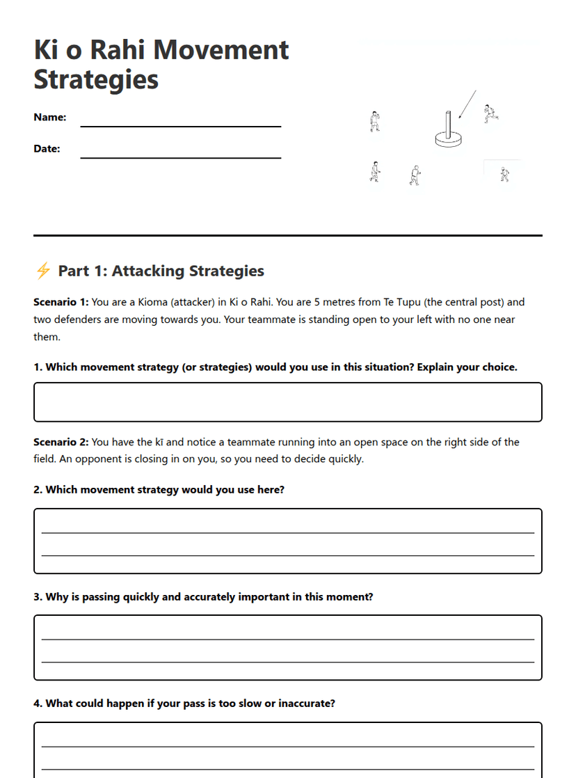 Ki o Rahi Movement Strategies