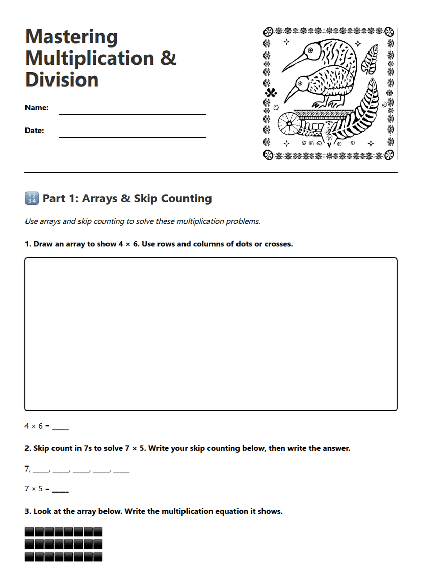 Mastering Multiplication & Division