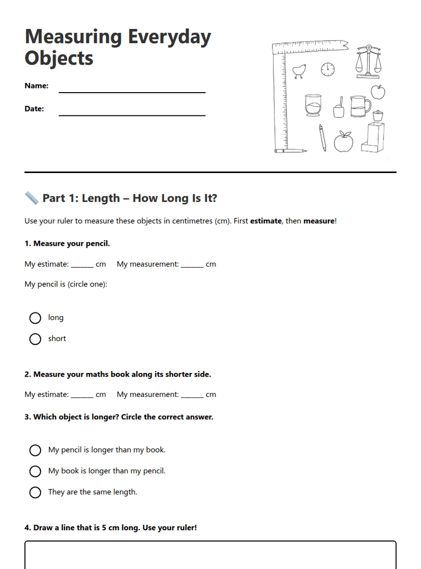 Measuring Everyday Objects
