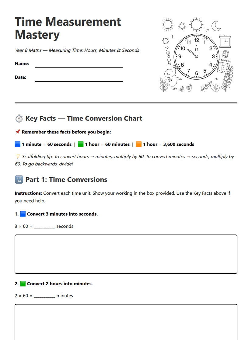 Time Measurement Mastery