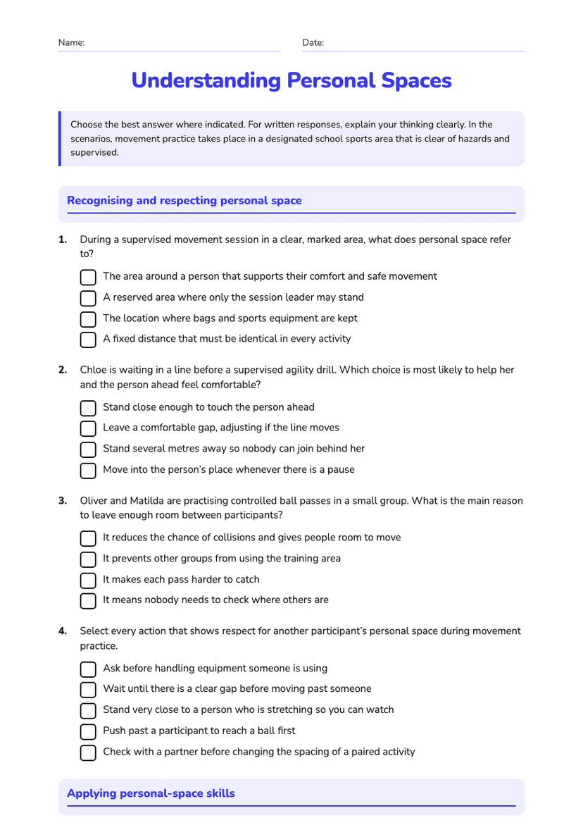 Understanding Personal Spaces